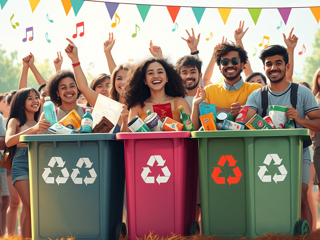 EcoCubo: recicla, comparte y gana entradas para festivales